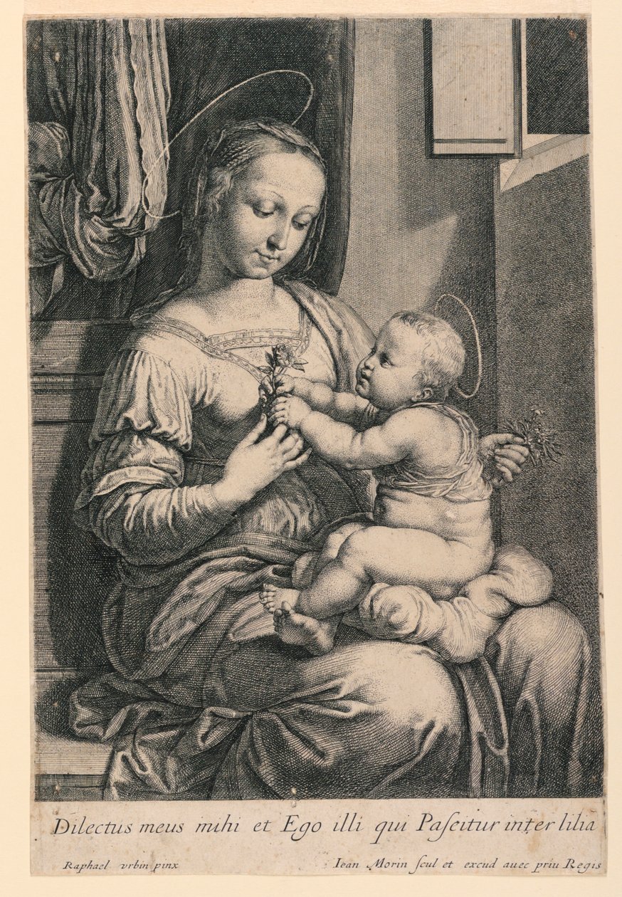 La Madonna y el Niño de Jean Morin