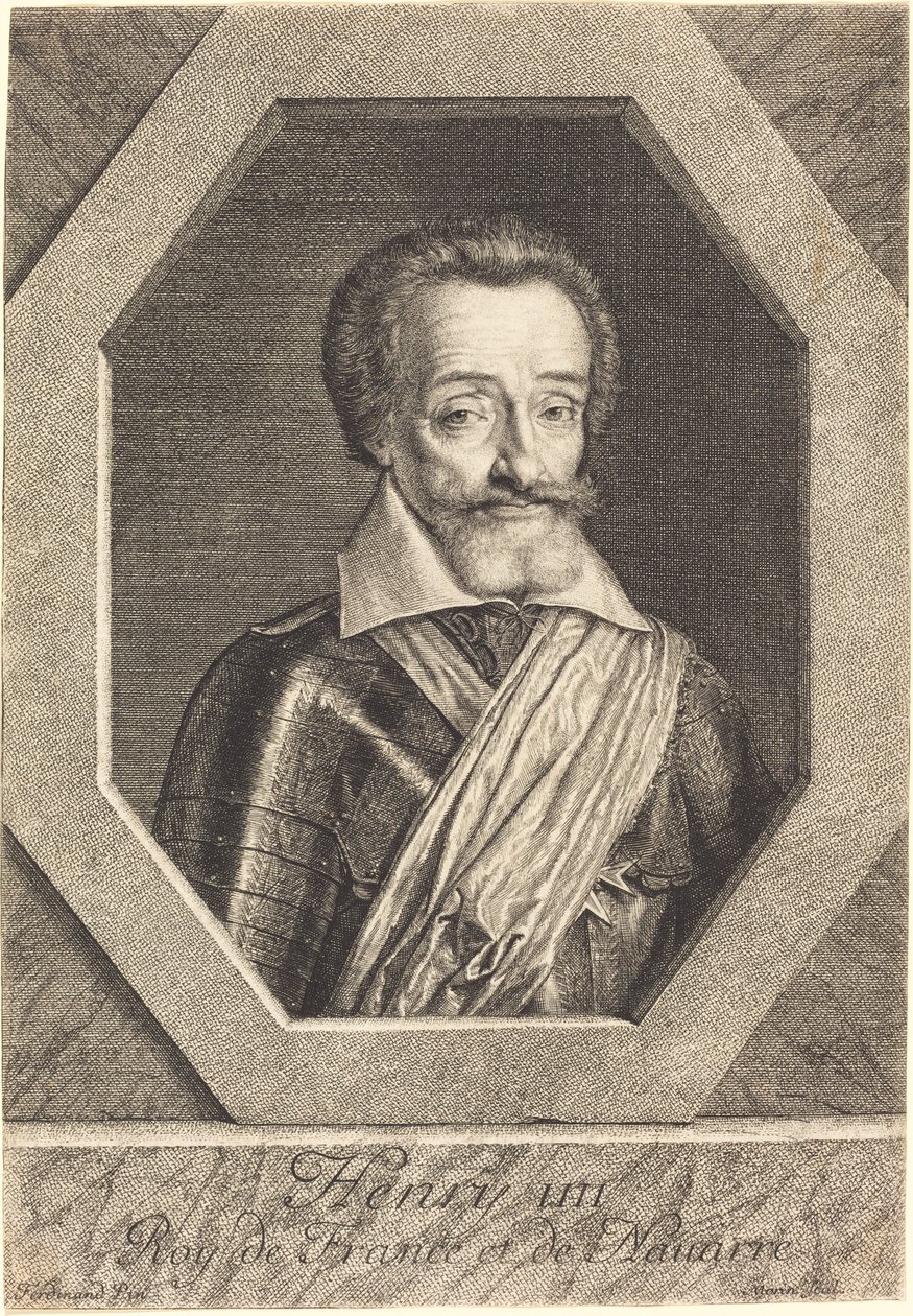 Enrique IV de Jean Morin after Louis Elle I