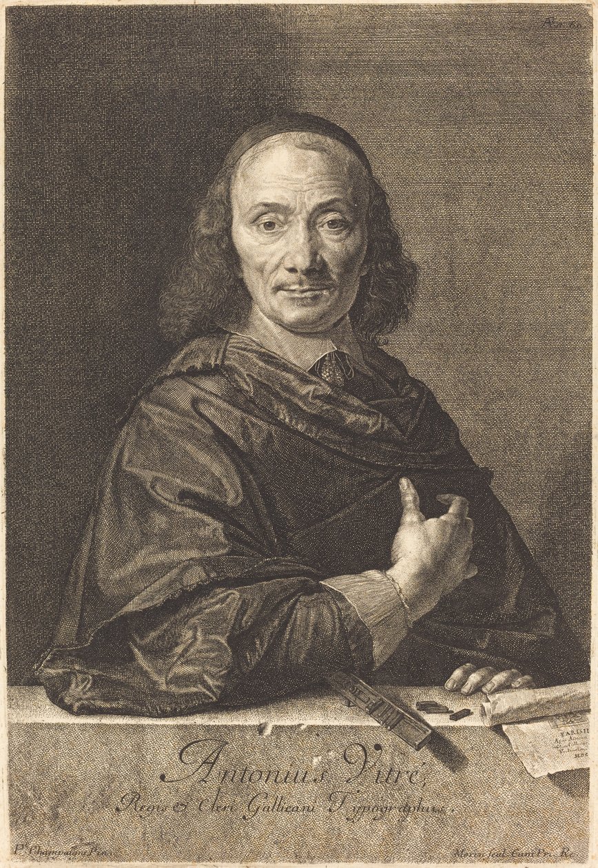 Antoine Vitre de Jean Morin after Philippe de Champaigne