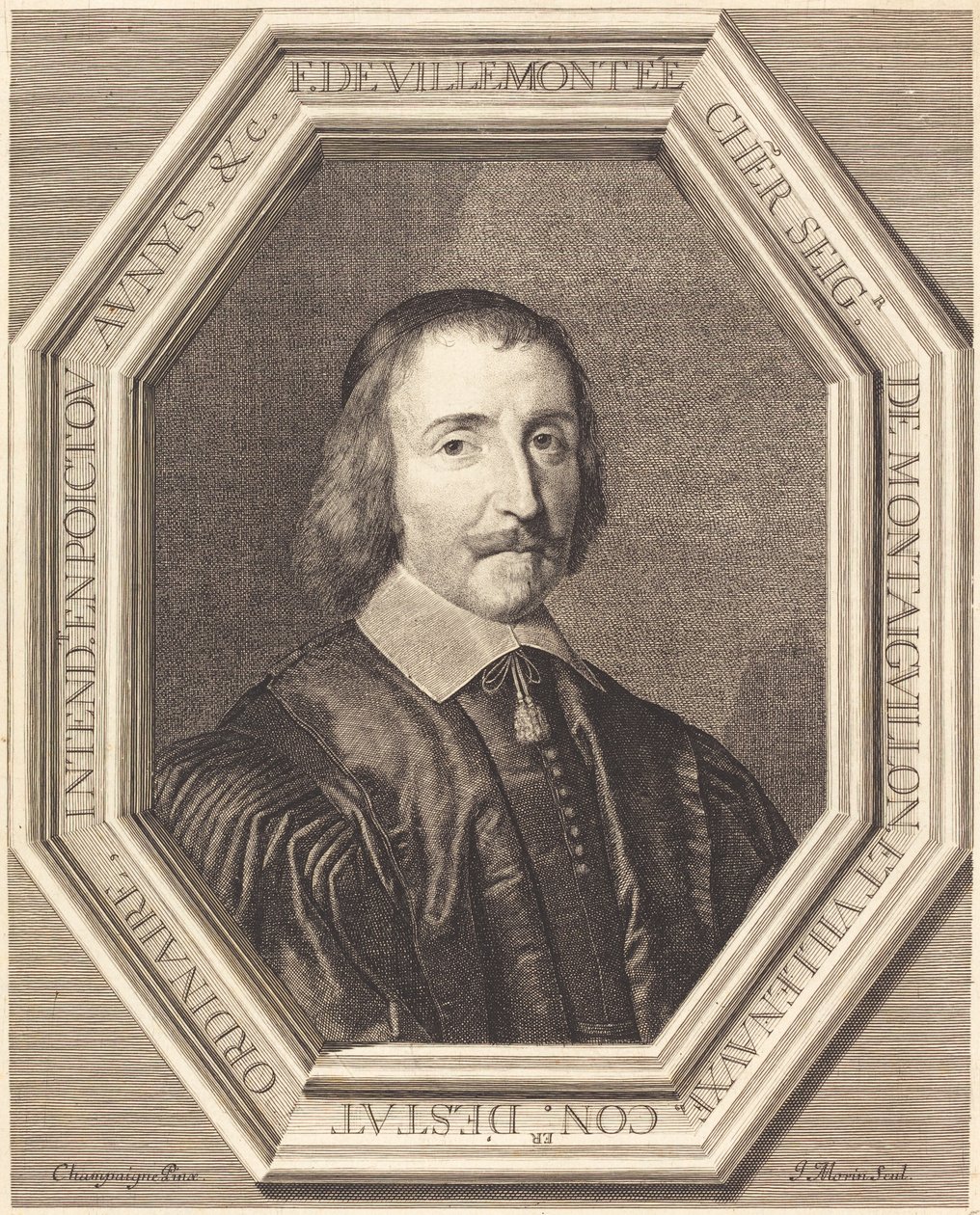 François de Villemontee de Jean Morin after Philippe de Champaigne