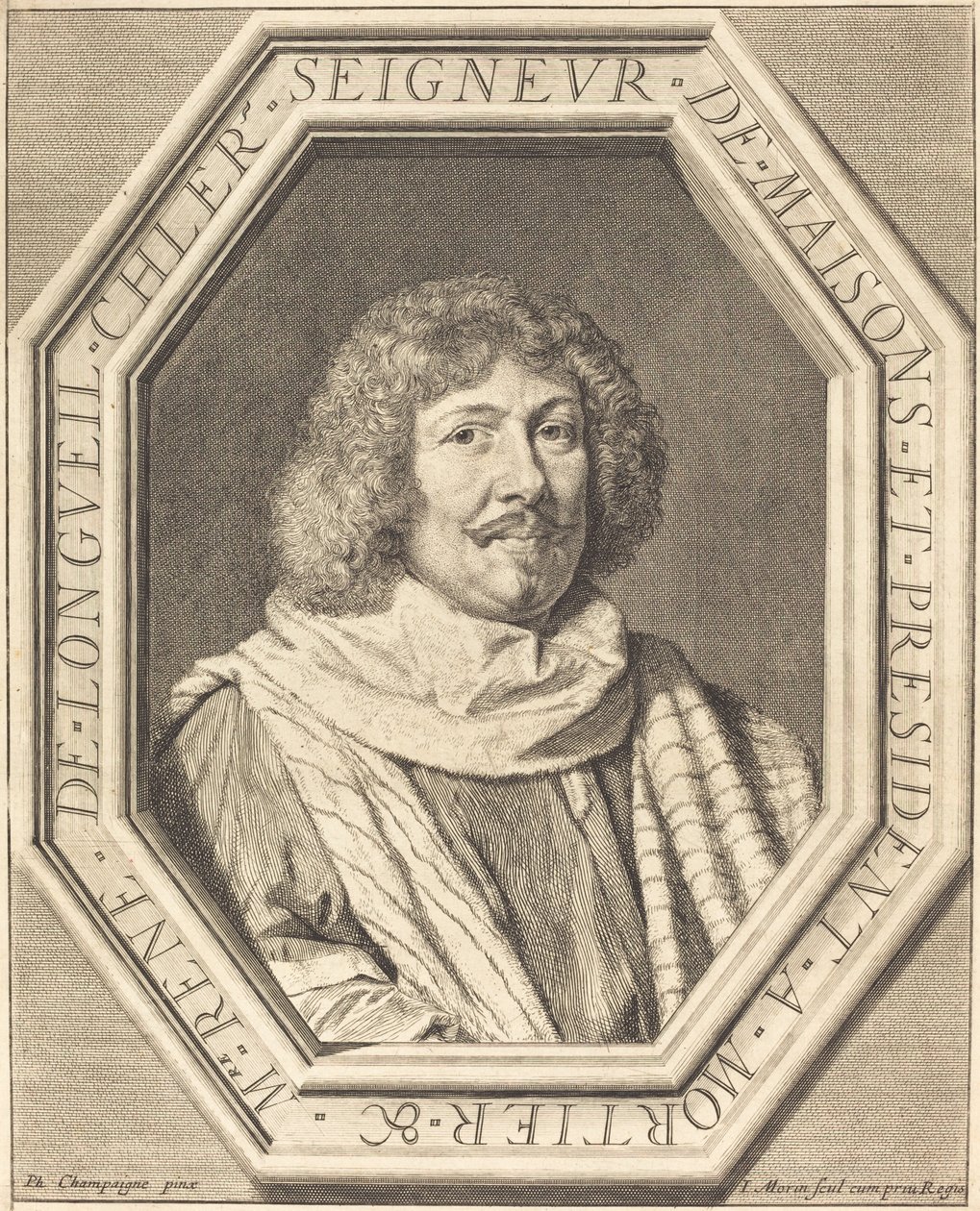 René de Longueil, marqués de Maisons de Jean Morin after Philippe de Champaigne