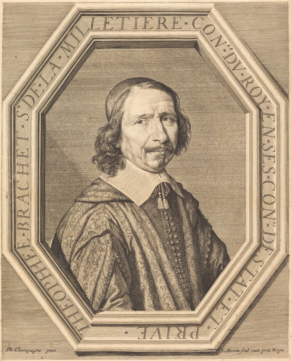 Théophile Brachet de la Milletière de Jean Morin after Philippe de Champaigne