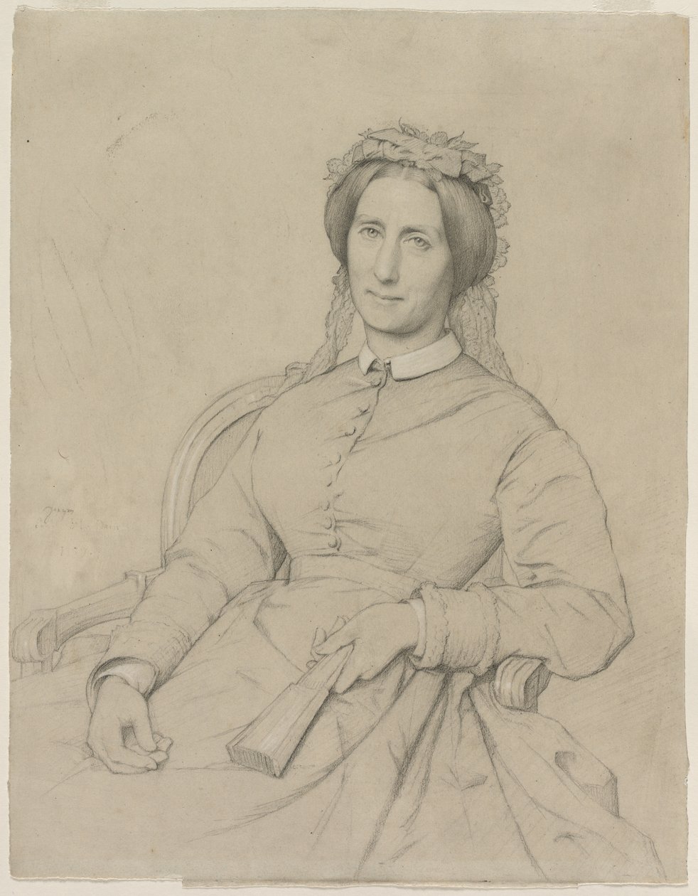 Madame Hippolyte Flandrin (Aimée Ancelot) de Jean Paul Flandrin