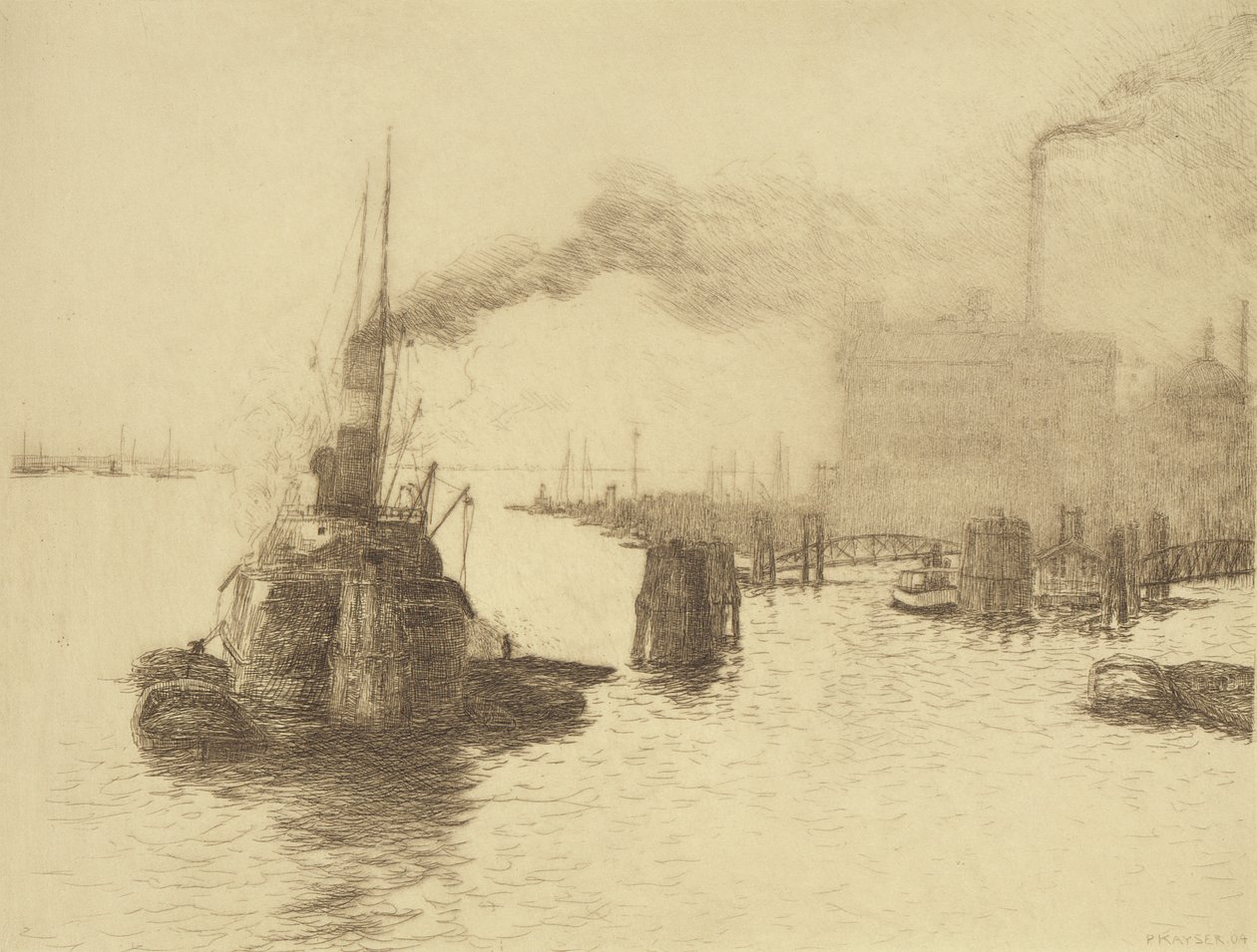 Puerto, 1904 de Jean Paul Kayser