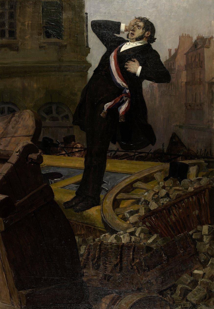 Muerte del diputado Alphonse Baudin el 3 de diciembre de 1851, 1902 de Jean Paul Laurens