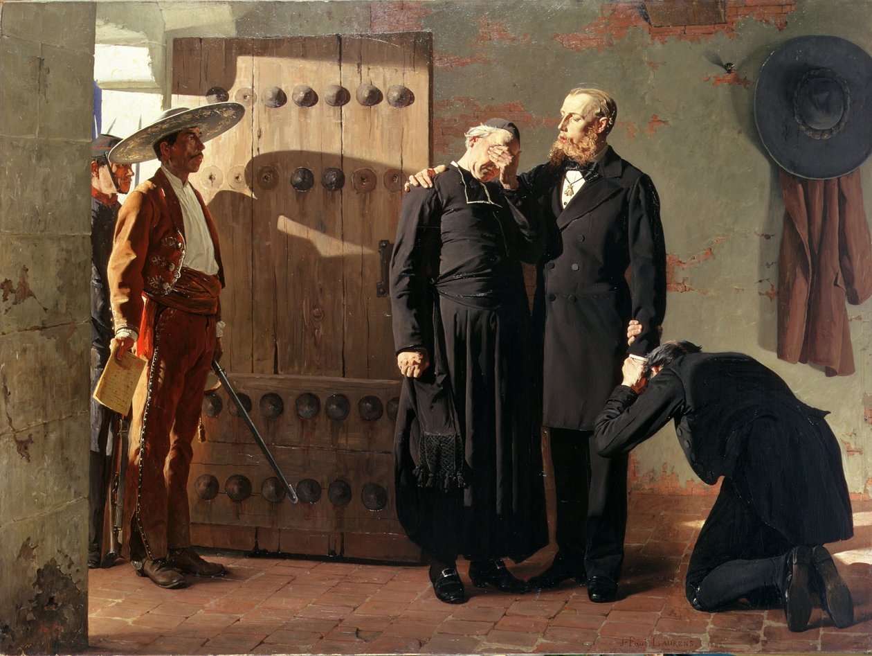Los últimos momentos de Maximiliano, 1882 de Jean Paul Laurens