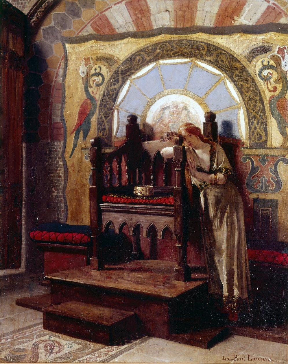 El trono del último carolingio de Jean Paul Laurens