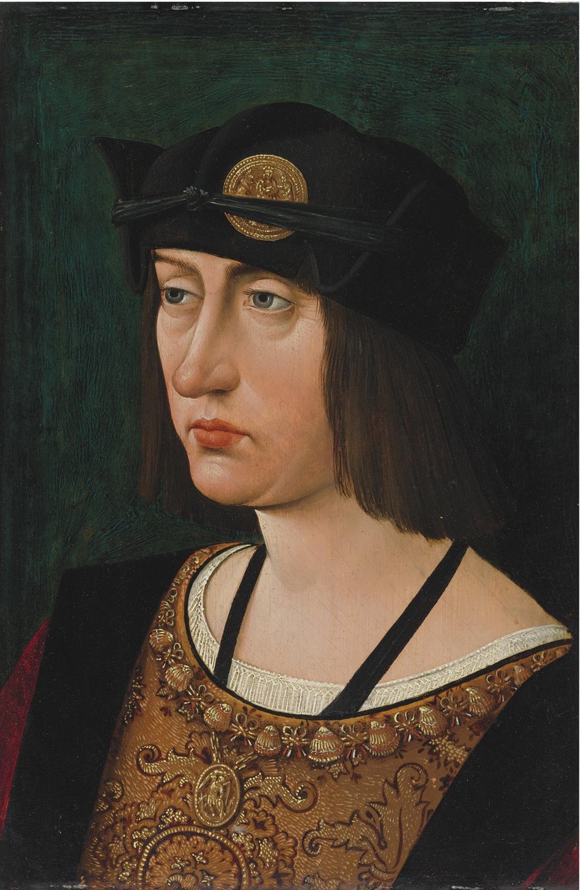Retrato de Luis XII, Rey de Francia 1498-1515 de Jean Perreal