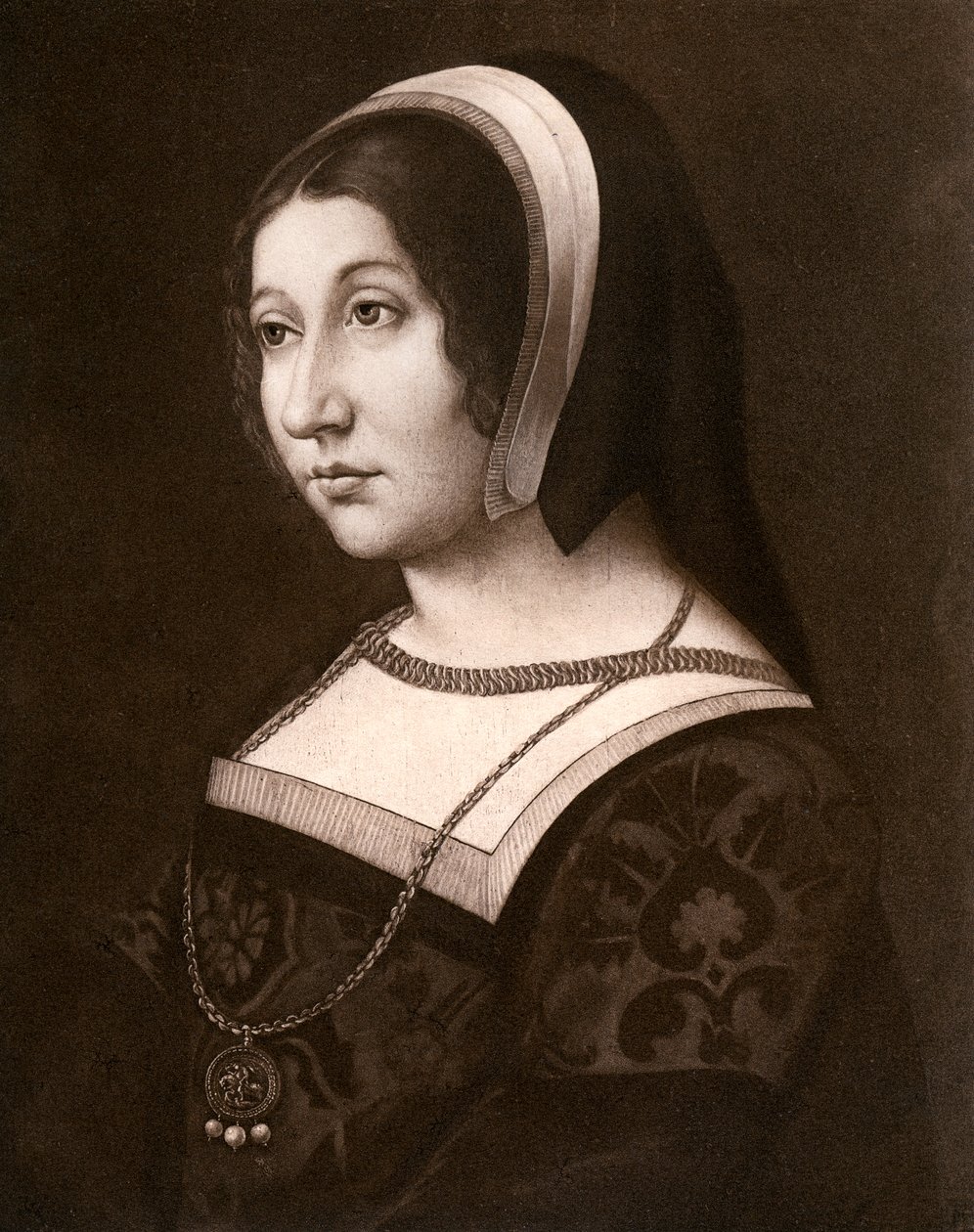 Mujer desconocida, anteriormente conocida como Margaret Tudor, c1520, 1902 de Jean Perreal
