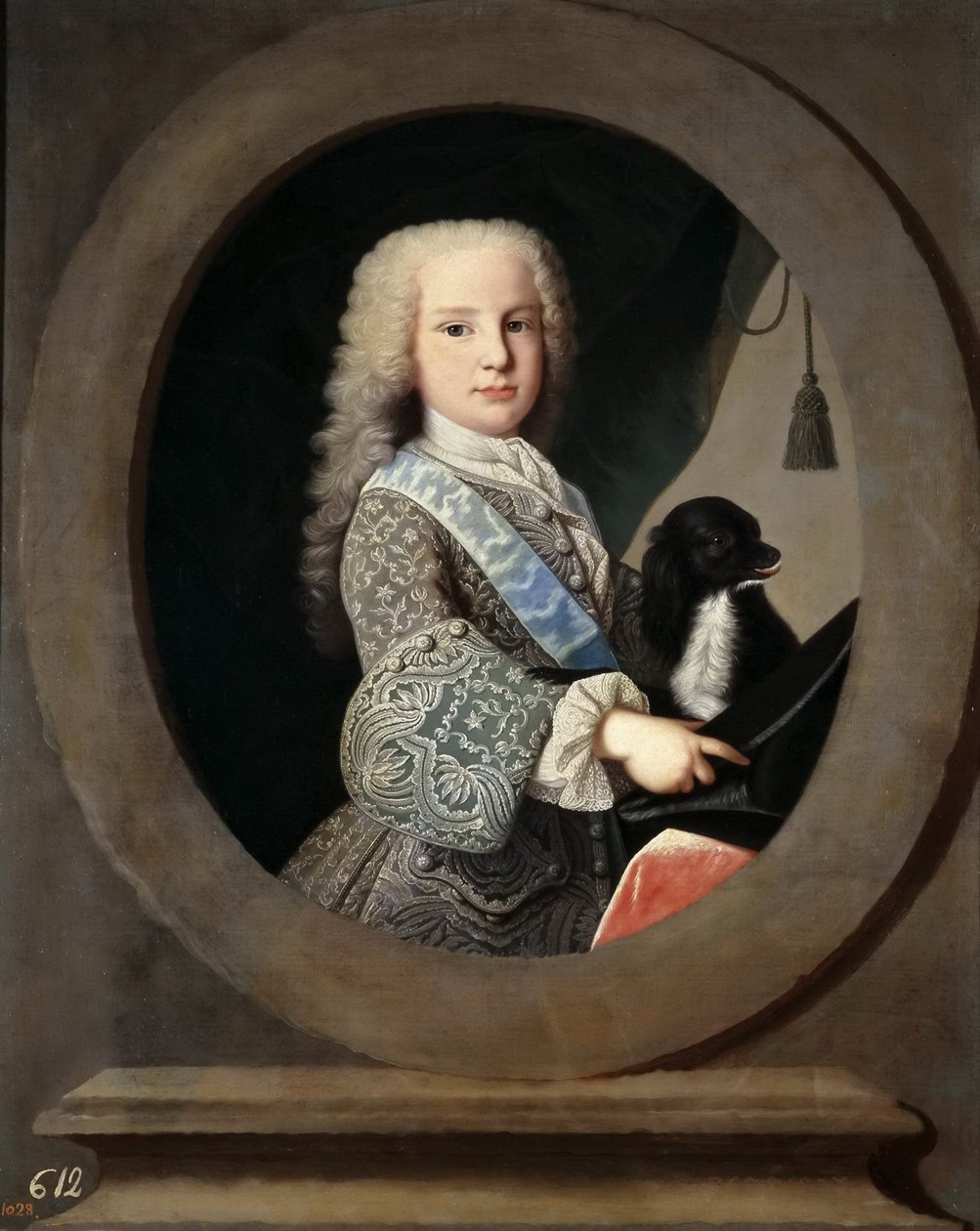 Luis Antonio Jaime de España 1727-1785, el Infante Cardenal, 1731 de Jean Ranc