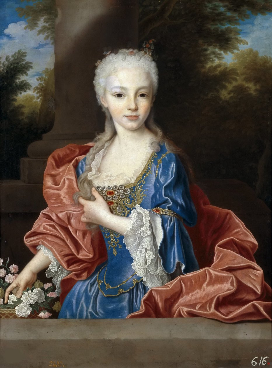Mariana Victoria de España 1718-1781, antes de 1725 de Jean Ranc
