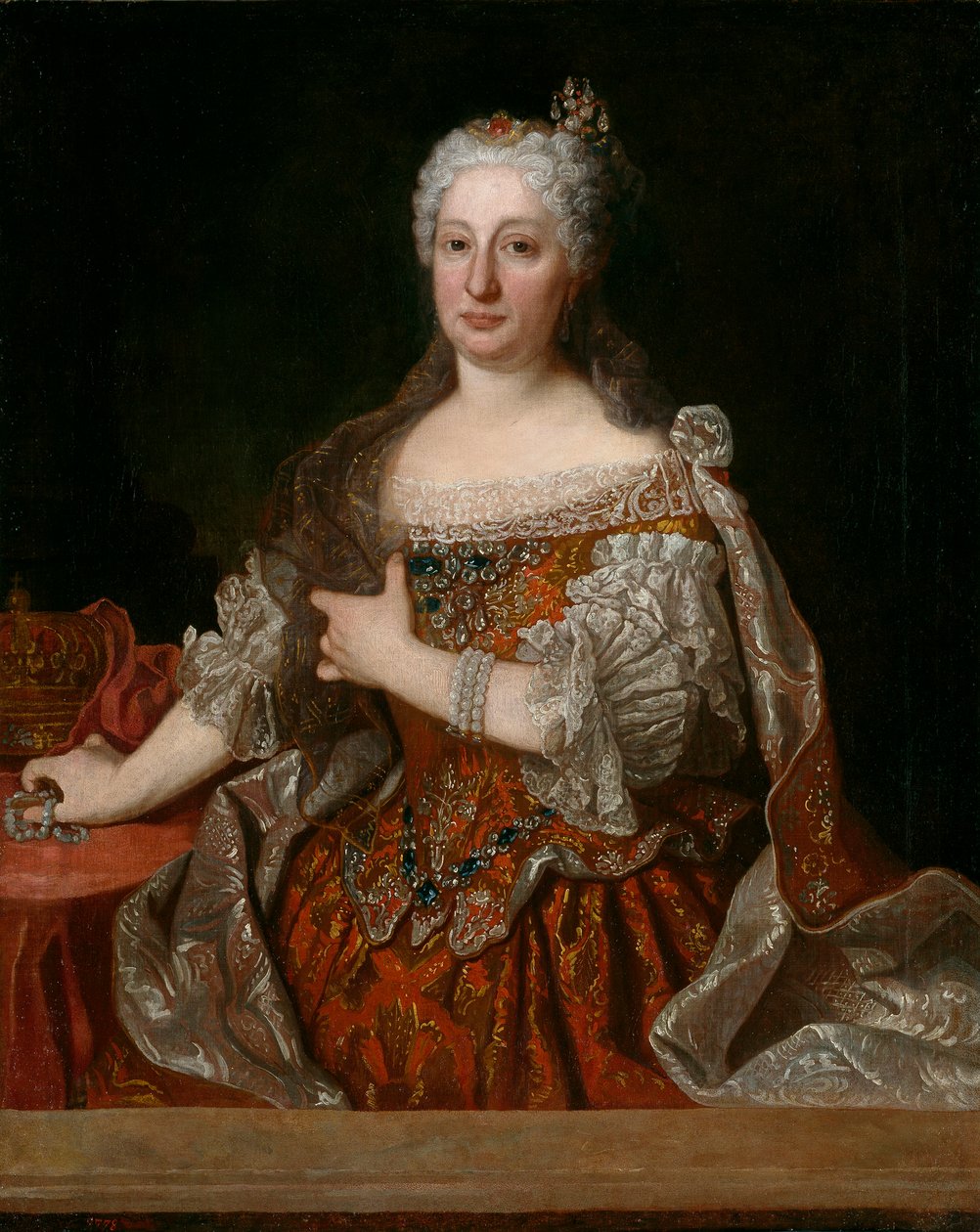 Retrato de la Archiduquesa María Ana de Austria (1683-1754), Reina de Portugal de Jean Ranc