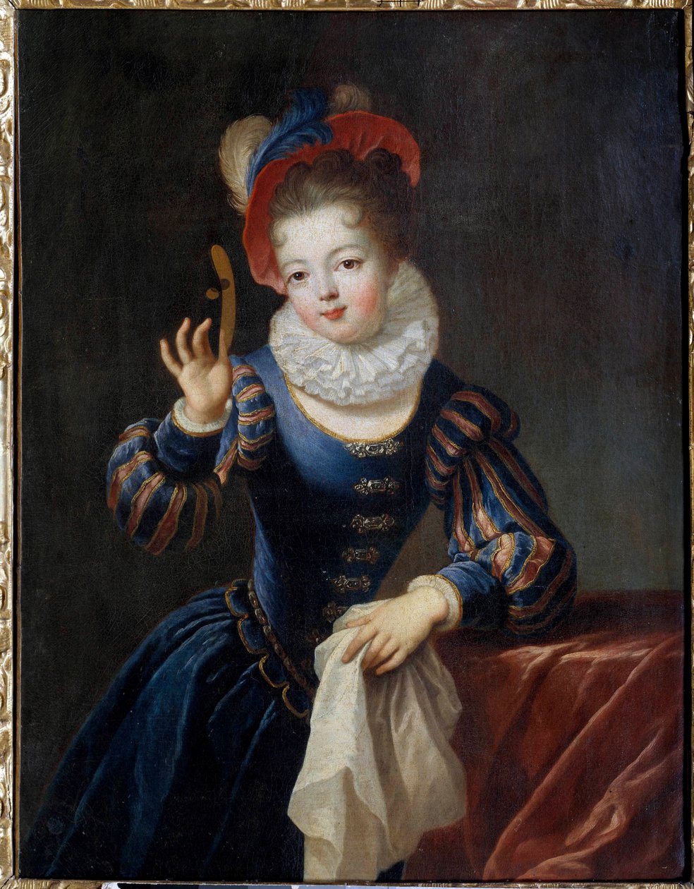 Joven con máscara de Jean Raoux