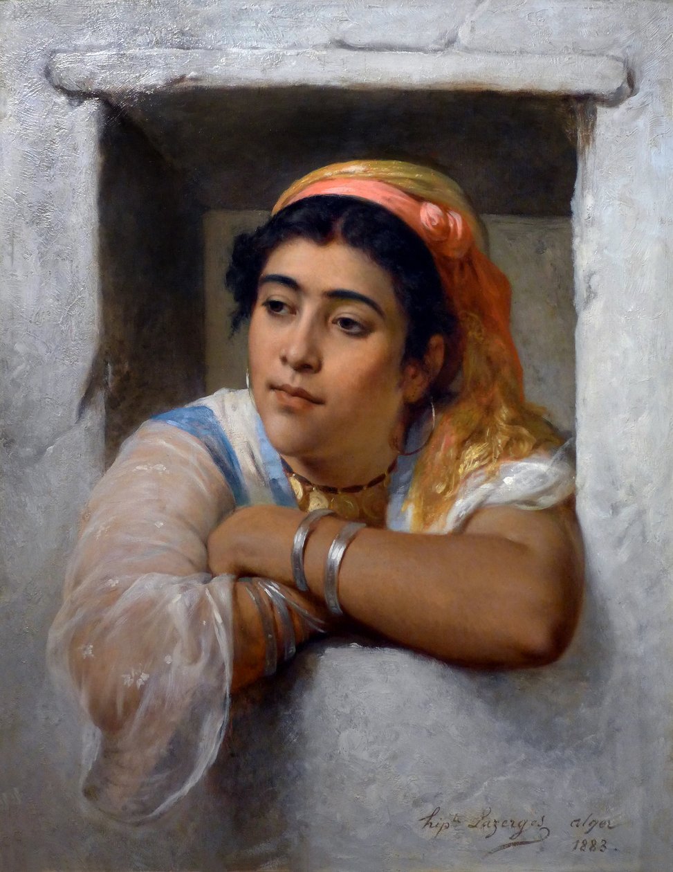 En la ventana de Jean Raymond Hippolyte Lazerges