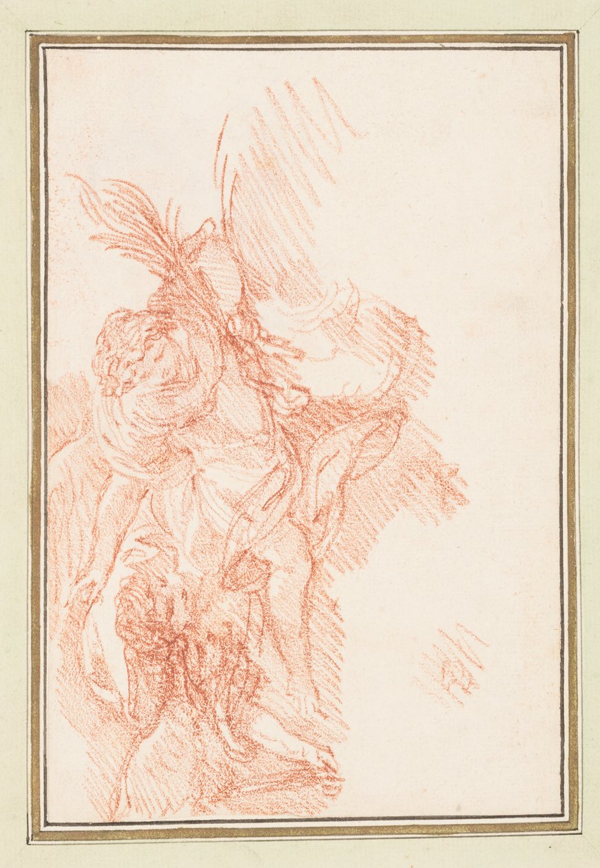 Figura con Hojas y Putto de Jean Robert Ango