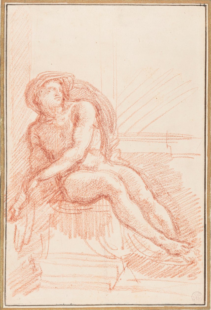 Ignudo del techo de la Capilla Sixtina de Jean Robert Ango