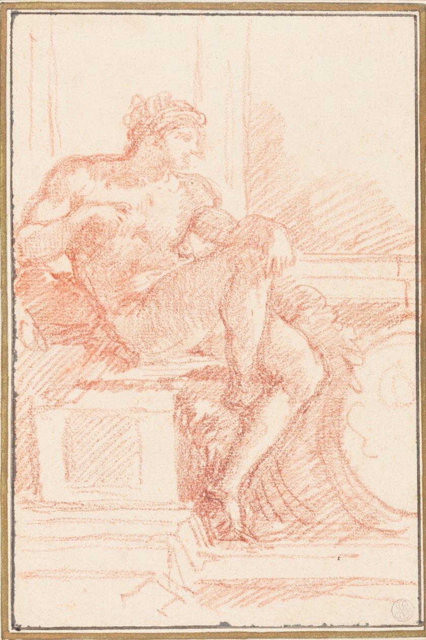 Ignudo del techo de la Capilla Sixtina de Jean Robert Ango