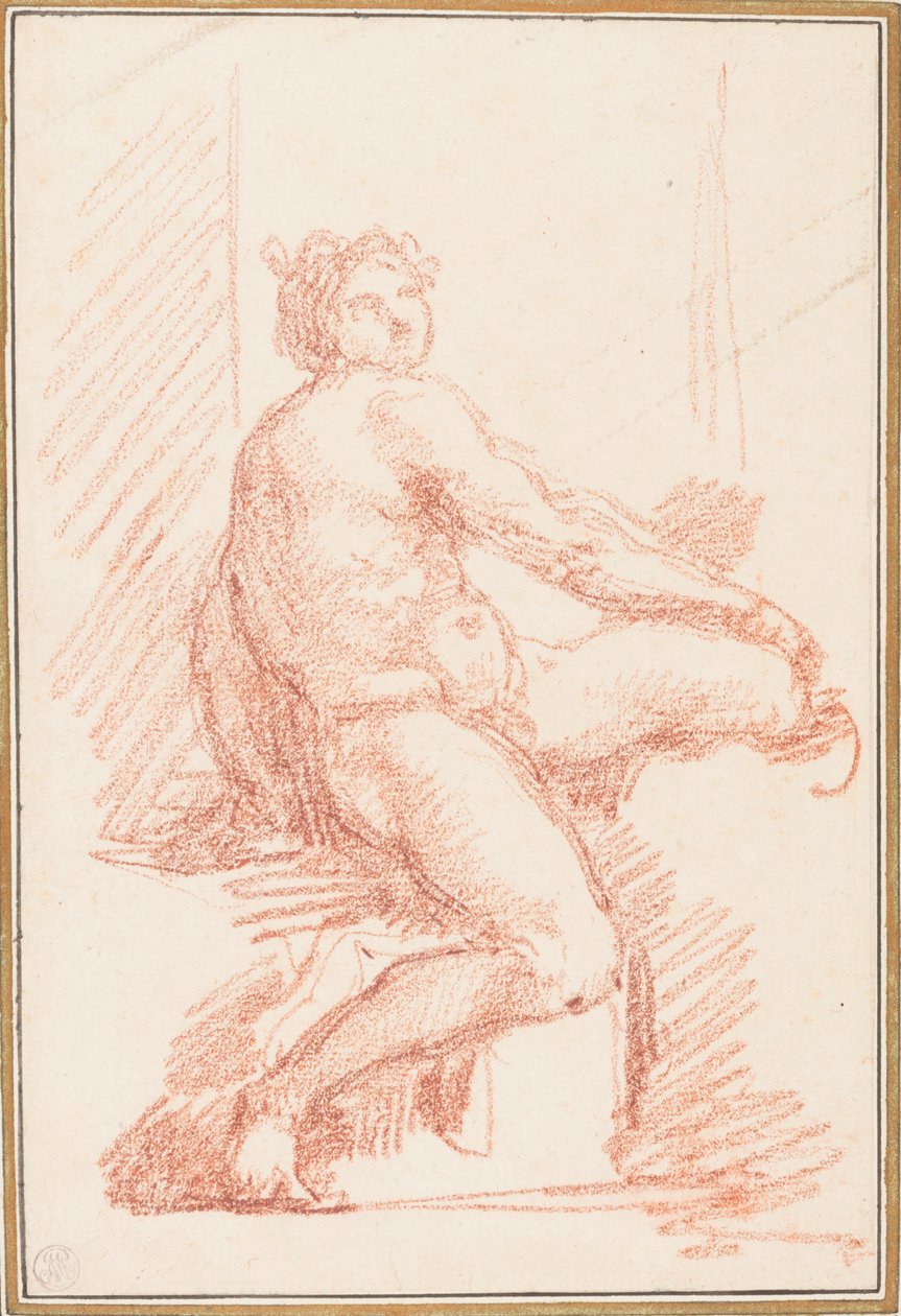 Ignudo del techo de la Capilla Sixtina de Jean Robert Ango