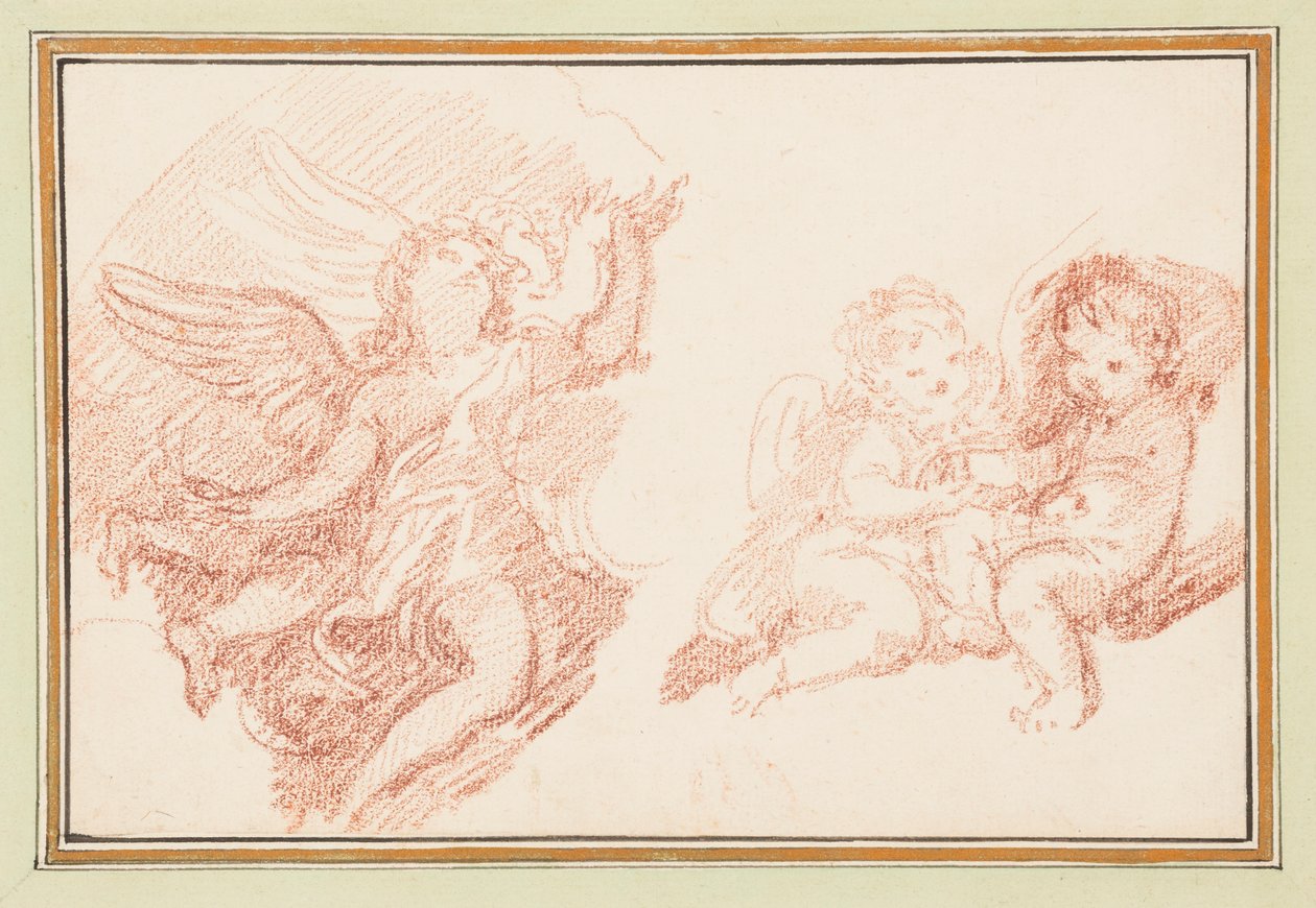 Tres putti de Jean Robert Ango