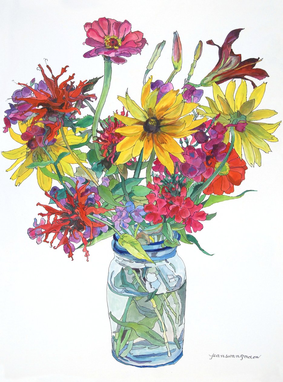 East Boothbay, 2010 (acuarela y tinta sobre papel) de Jean Swan Gordon