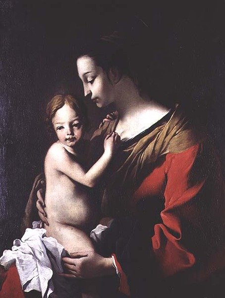 Madonna y el Niño de Jean Tassel