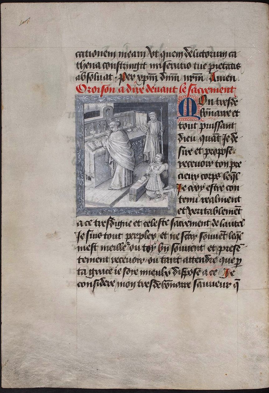 Santa Misa con Felipe el Bueno. El libro de horas de Felipe de Borgoña, ca 1455 de Jean Tavernier