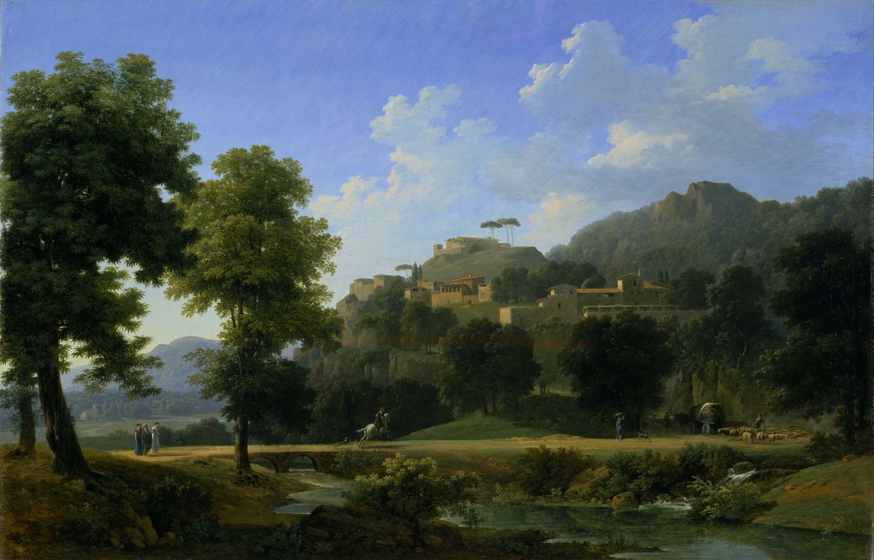 Paisaje italiano de Jean Victor Bertin