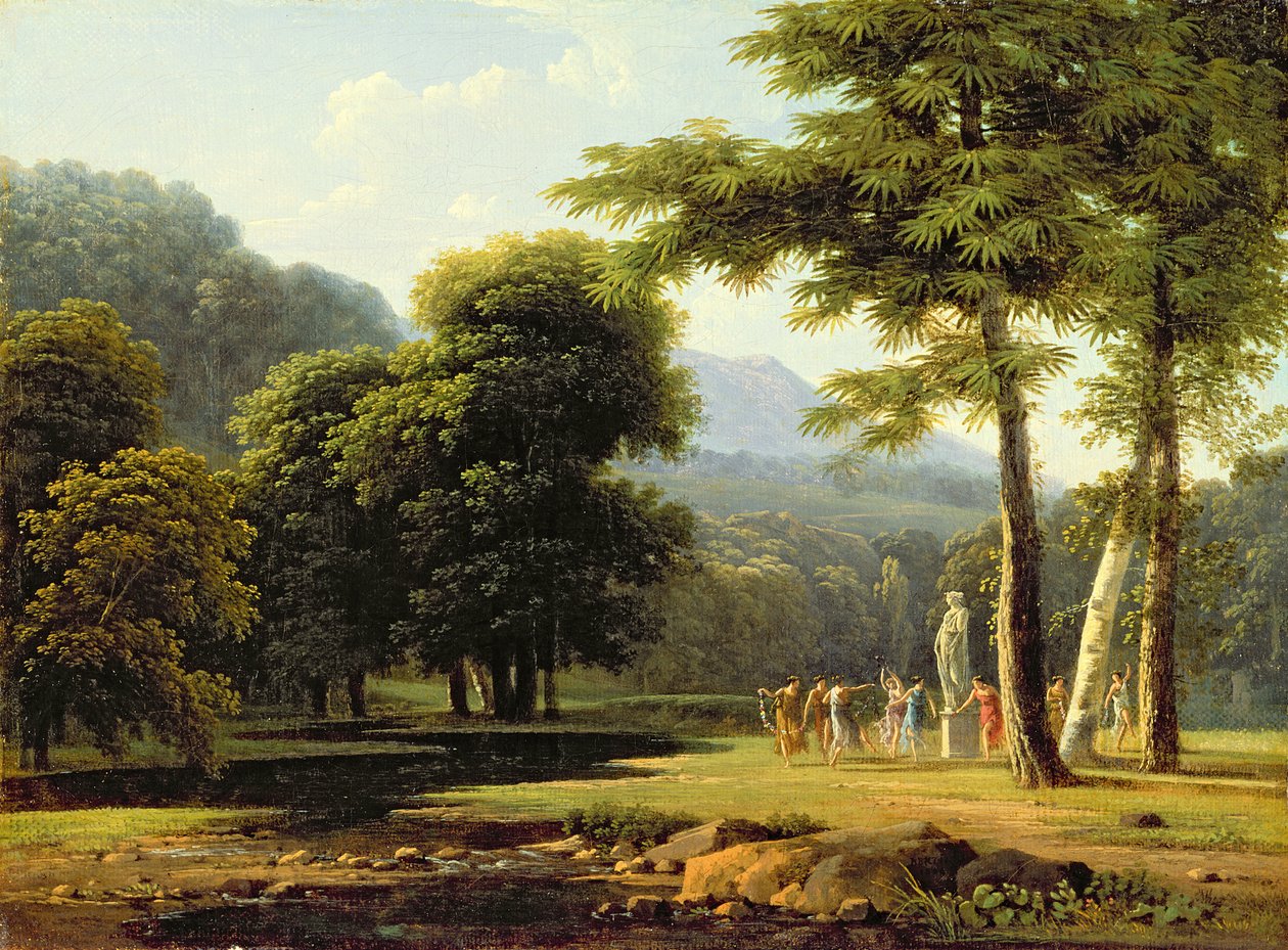 Paisaje de Jean Victor Bertin