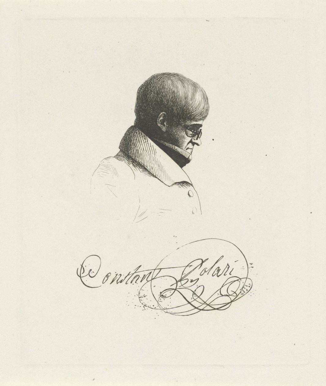 Portret van Constant Polari de Jean Zacherie Mazel