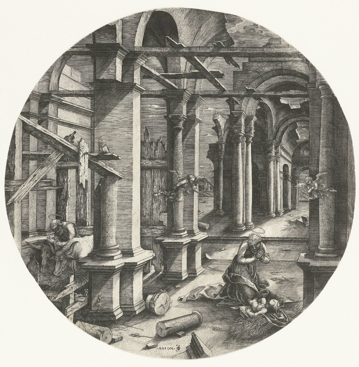 La Sagrada Familia en Belén de Jean de Gourmont (I)