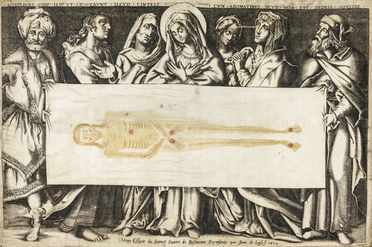 La Sábana Santa de Besanzón, 1634 de Jean de Loisy