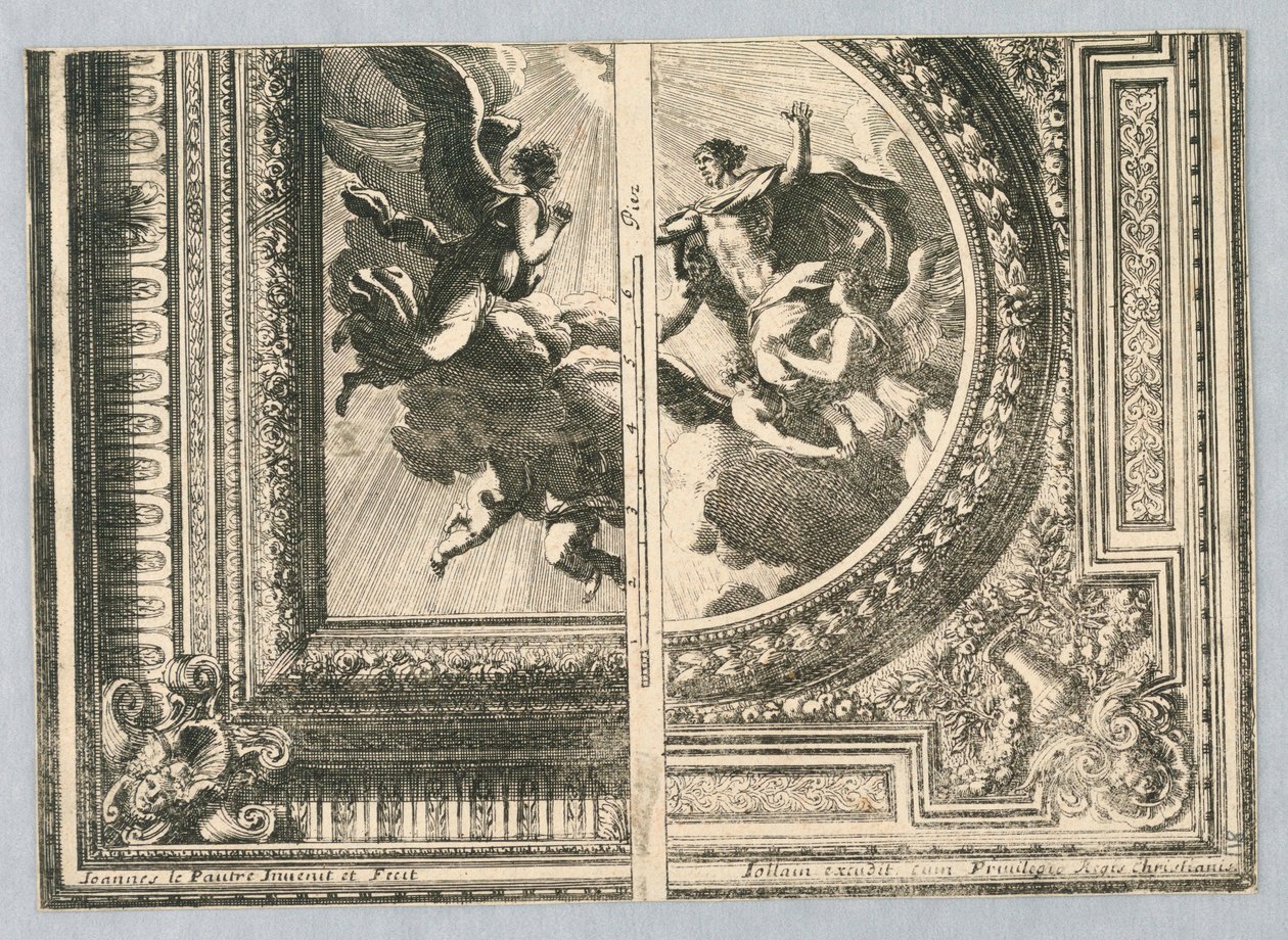 Diseños para techos de Jean le Pautre