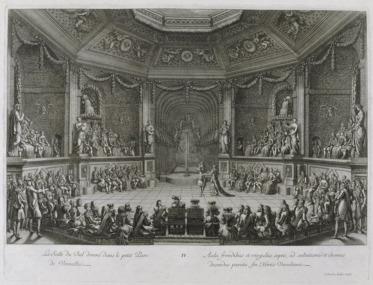 Le Grand Divertissement royal de Versailles, 18 de julio de 1668 de Jean le Pautre