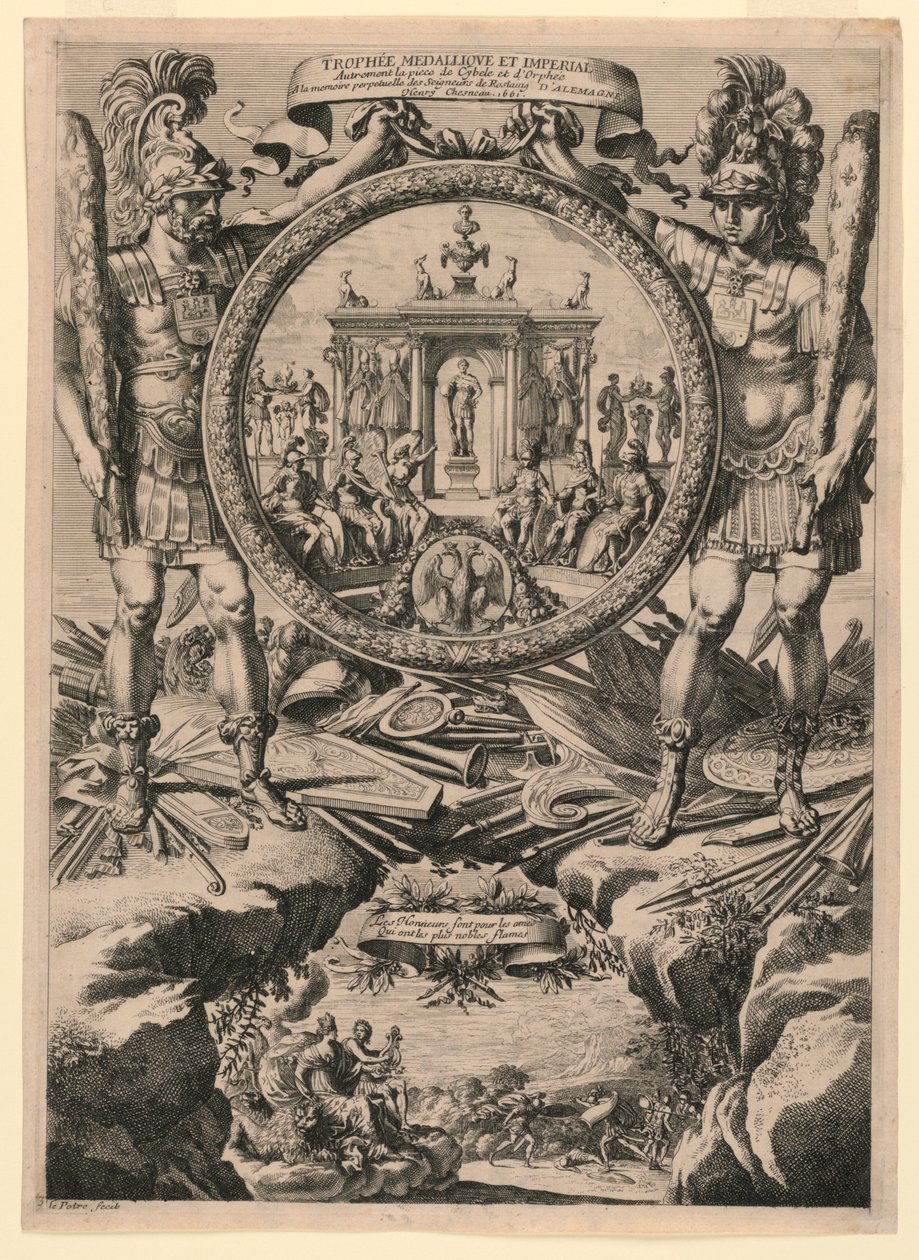 Trofeo medallístico e imperial de Jean le Pautre