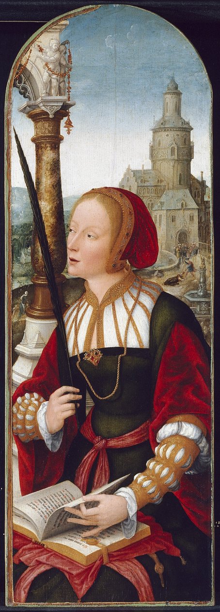 Santa Bárbara de Jean the Elder Bellegambe