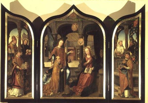La Anunciación de Jean the Elder Bellegambe