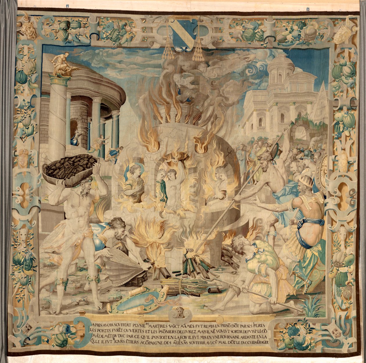 Leyenda de Saint-Mammes (tapiz) de Jean the Elder Cousin
