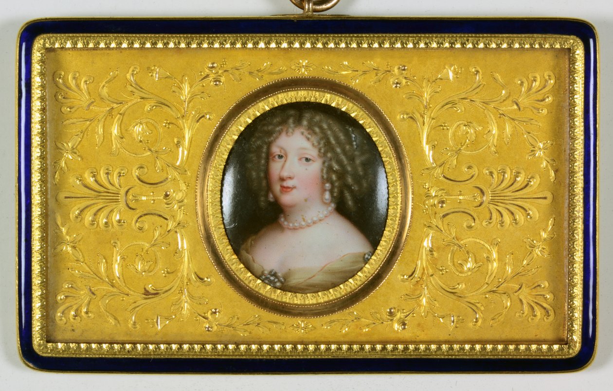 Una dama llamada Madame de Montespan de Jean the Elder Petitot