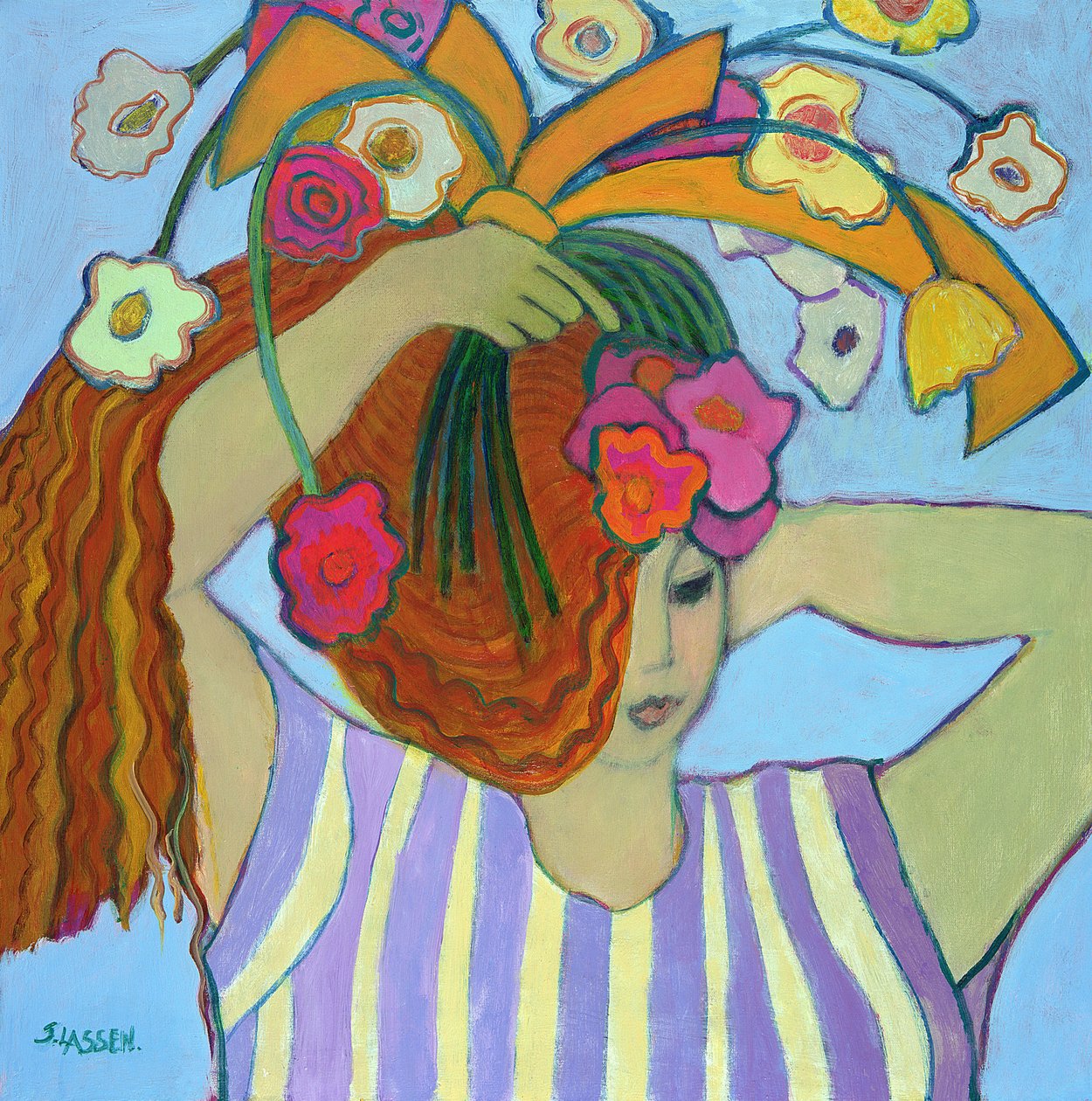 Flores en su Cabello, 2003-04 de Jeanette Lassen