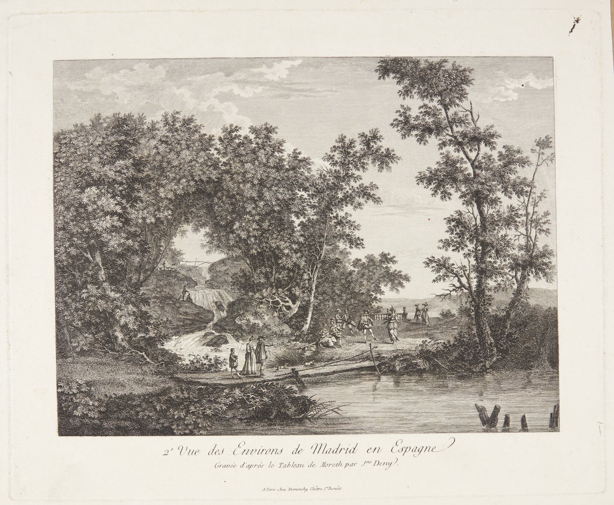 Vista de los alrededores de Madrid (2e Vue des Environs de Madrid en Espagne) de Jeanne Deny