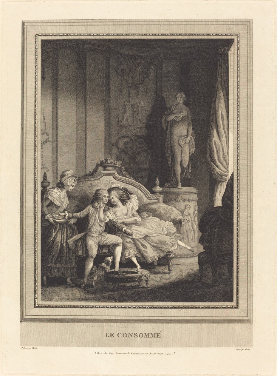 El consomé de Jeanne Deny or Martial Deny after Niclas Lafrensen II