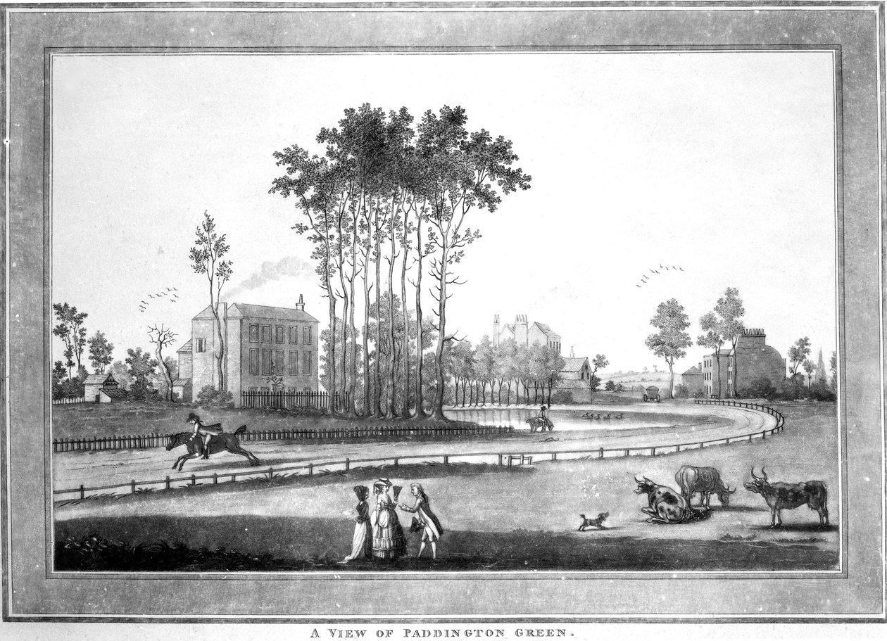 Una Vista de Paddington Green, 1782-3 de Jefferyes Hammett O