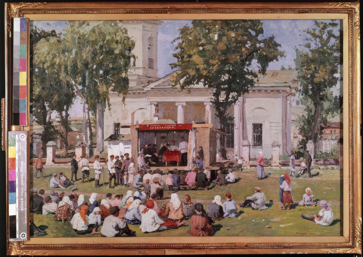 Día de cooperación en el pueblo de Jefim Michailowitsch Tschepzow