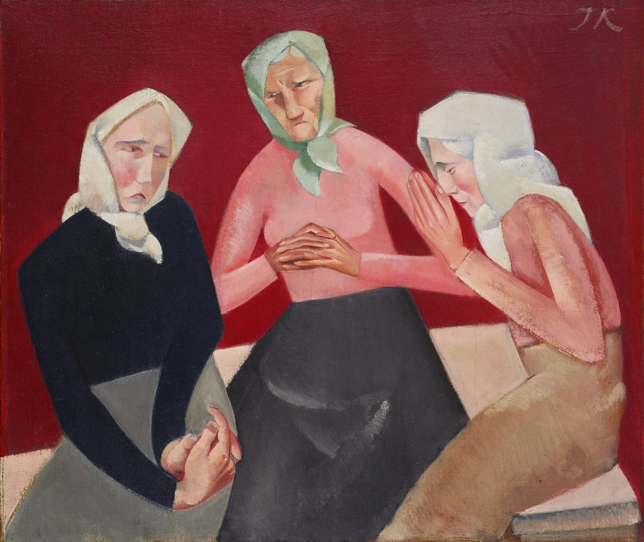 Tres ancianas de Jekabs Kazaks