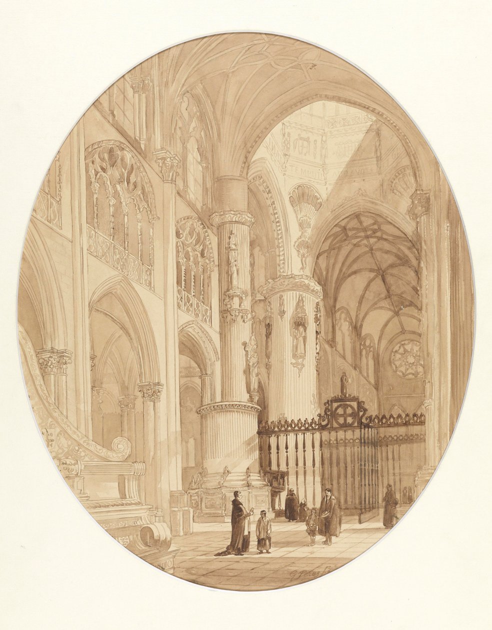 En la catedral de Burgos de Jenaro Pérez Villaamil