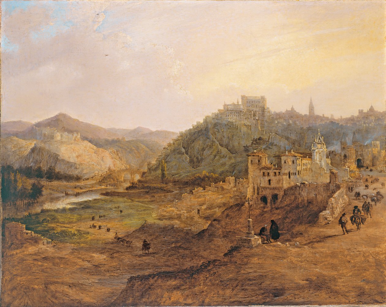 Vista general de Toledo desde la Cruz de los Canónigos de Jenaro Pérez Villaamil