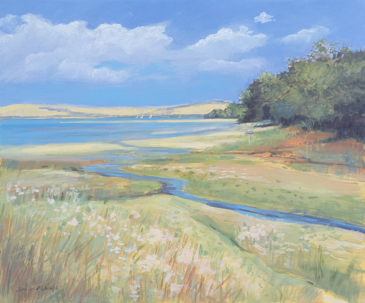 Estuario de Kingsbridge 2, 2008 de Jennifer Wright