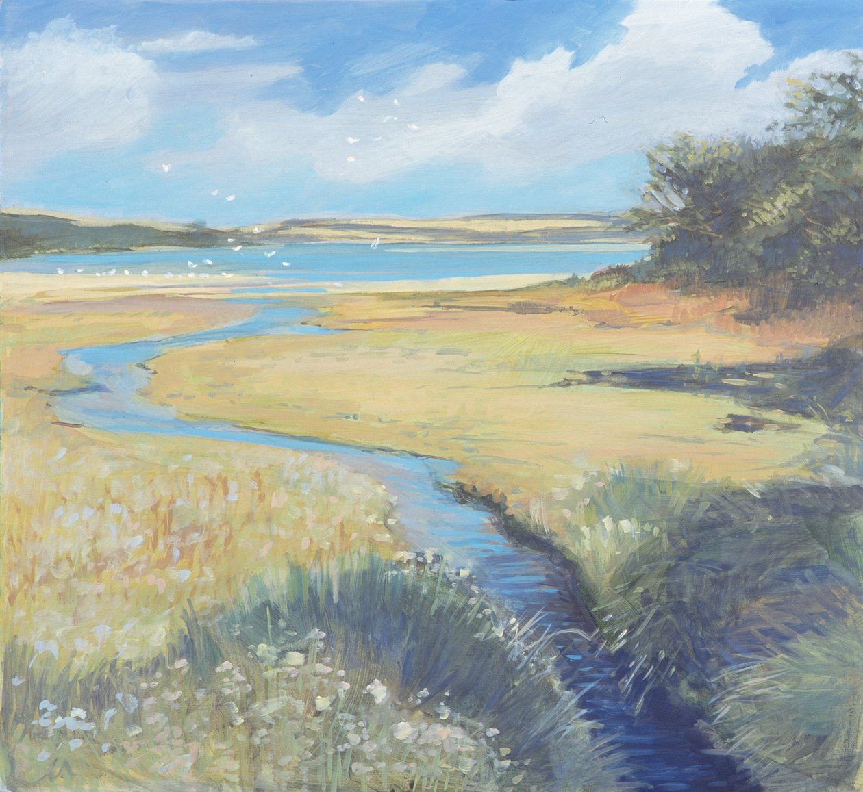 Estuario de Kingsbridge, 2008 de Jennifer Wright