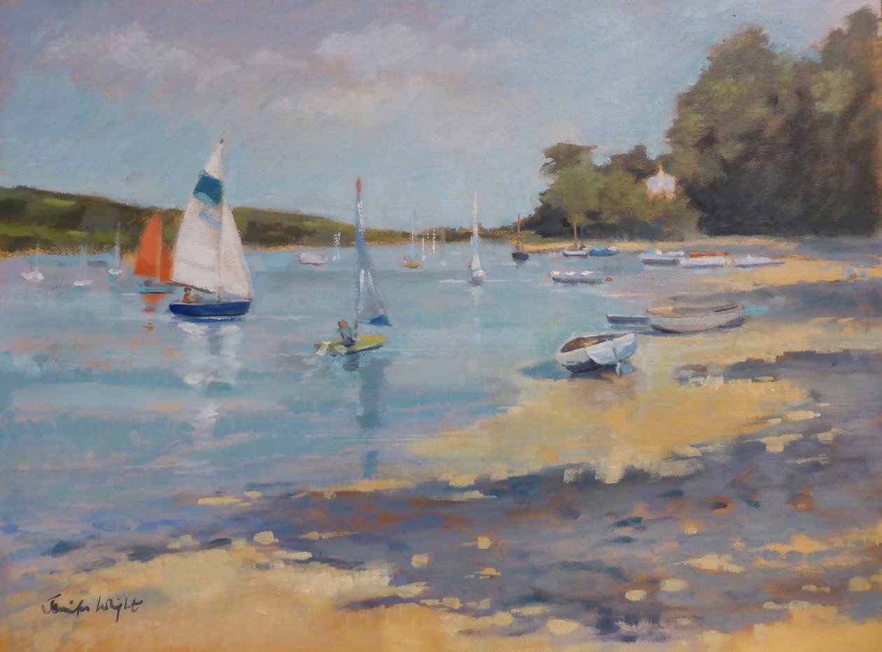 Salcombe, Vela Roja de Jennifer Wright