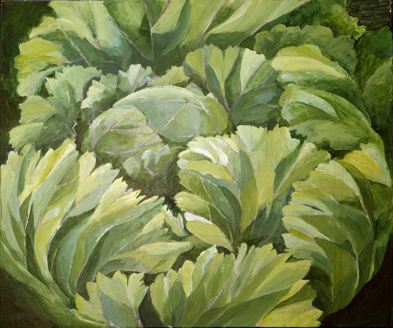 Col, 2013 (acrílico sobre lienzo) de Jennifer Abbott